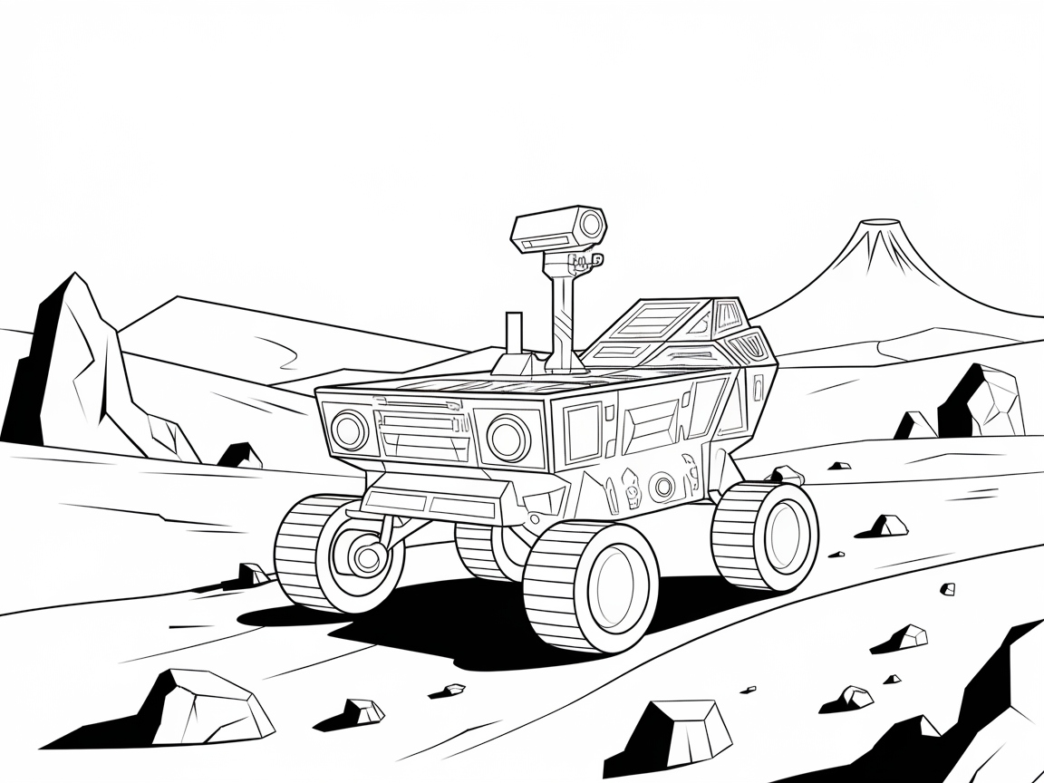 Discover the Martian Landscape with This Rover Adventure