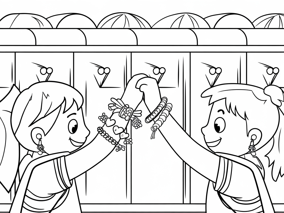 Celebrate Friendship with This School Bracelet Exchange