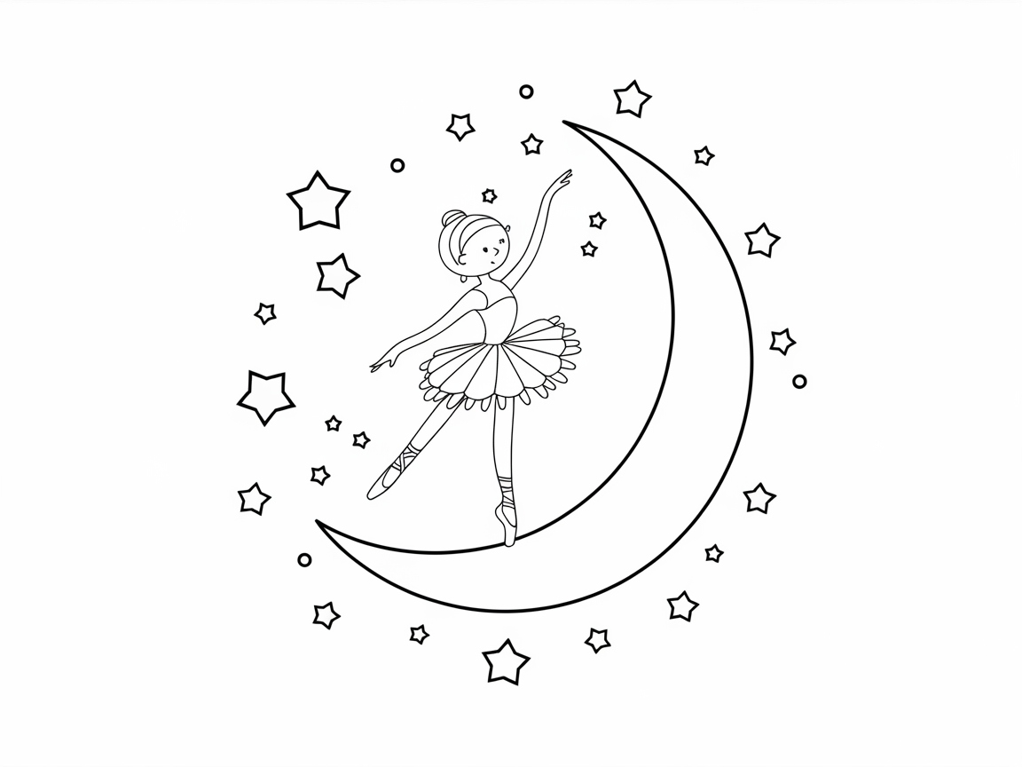 Dance Among the Stars With This Moonlit Ballerina