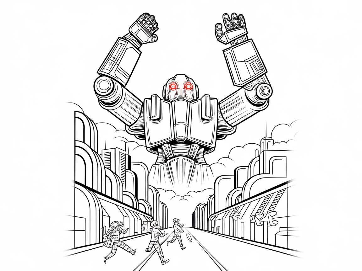 Brace for Impact with This Giant Robot Invasion
