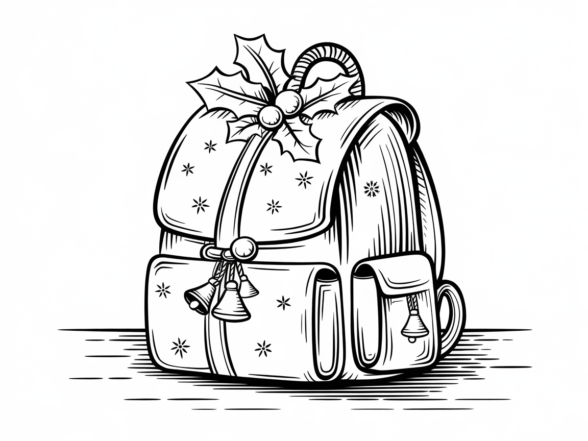 Deck the Halls with This Festive Holiday Backpack