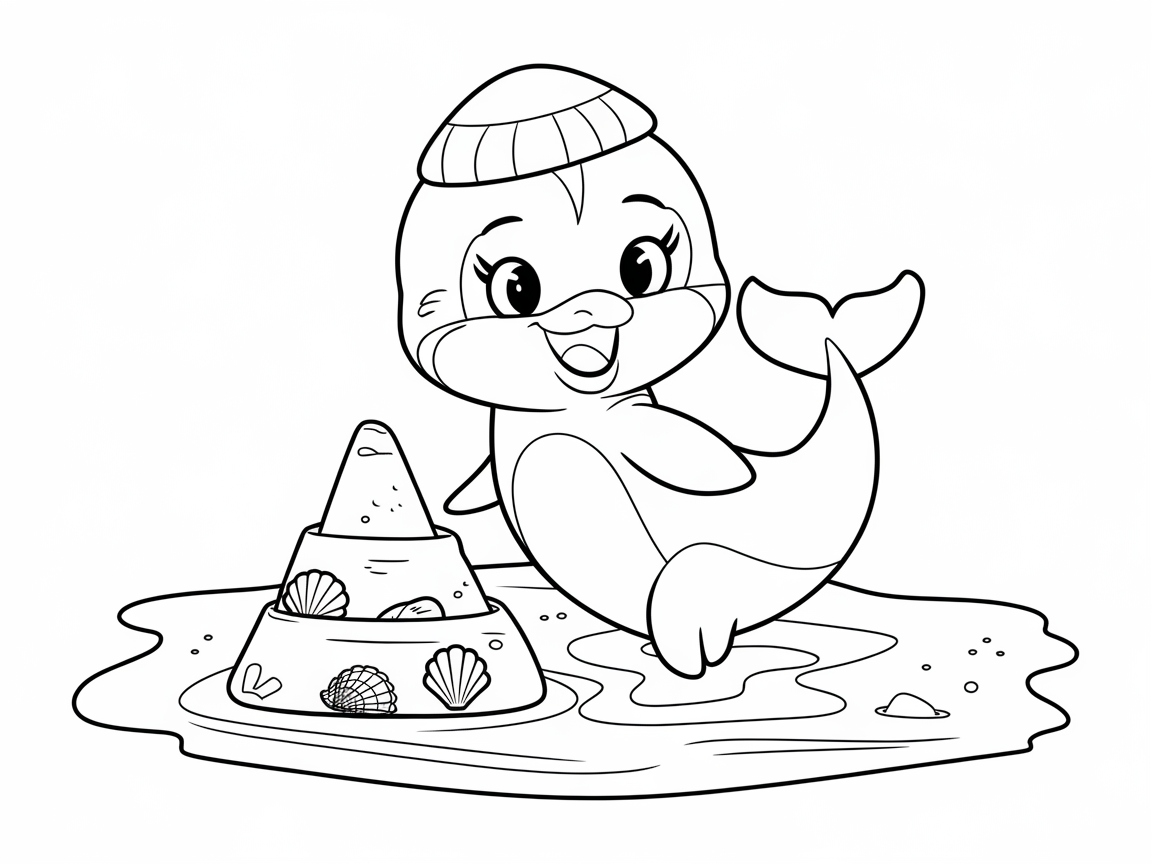 Build Fun with This Sandcastle Dolphin Delight