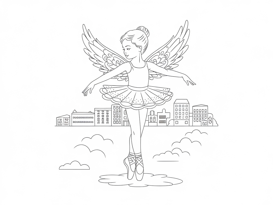 Bring This Ballerina with Wings to Life