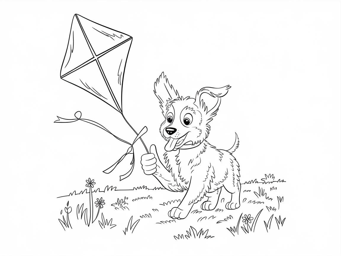 Fly High with This Kite-Loving Aussie Puppy