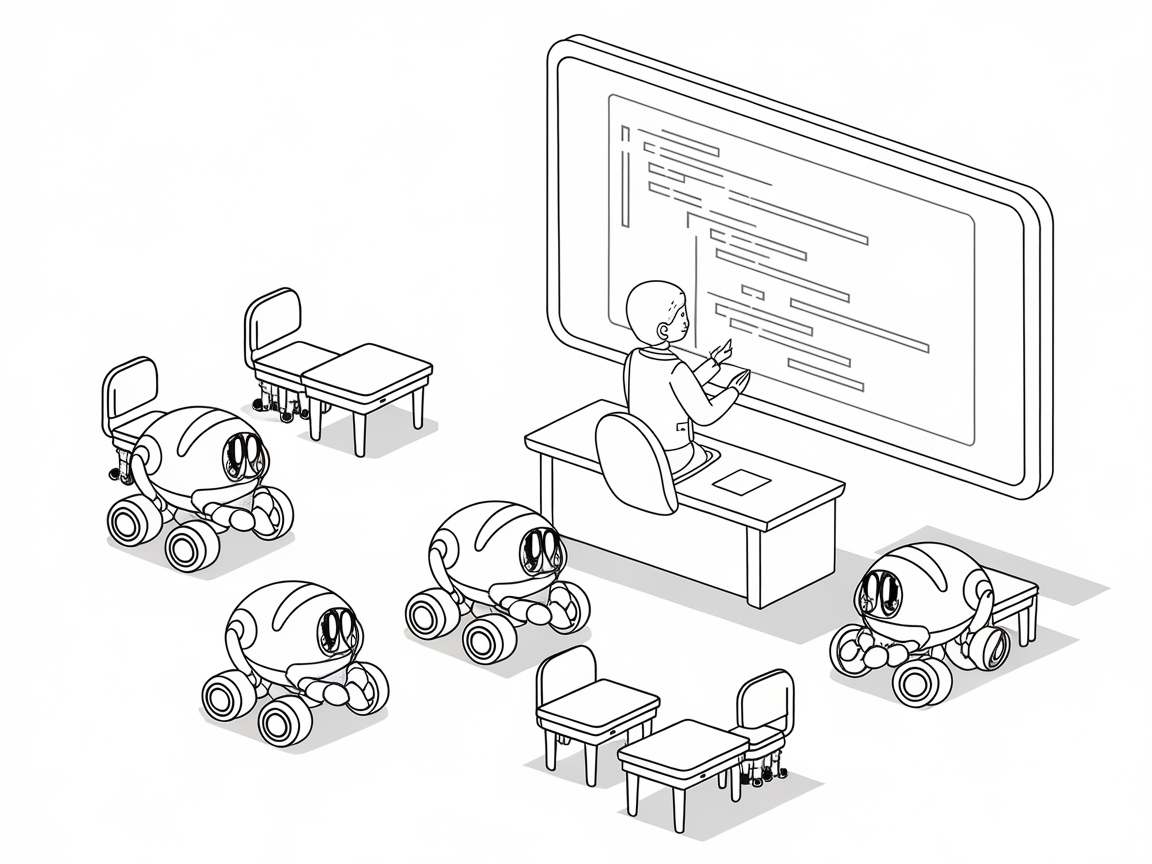 Dive into Learning with These Cute Robot Students