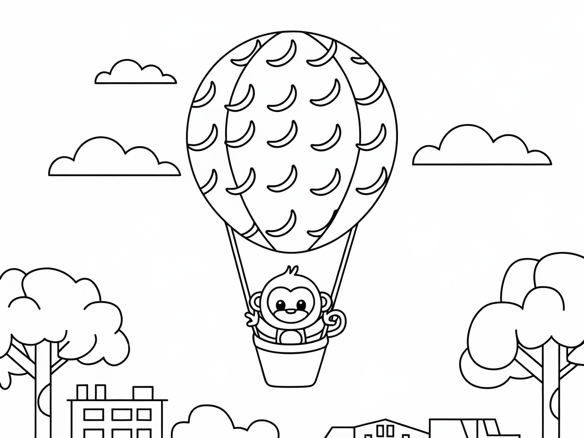 Ballooning Monkey
