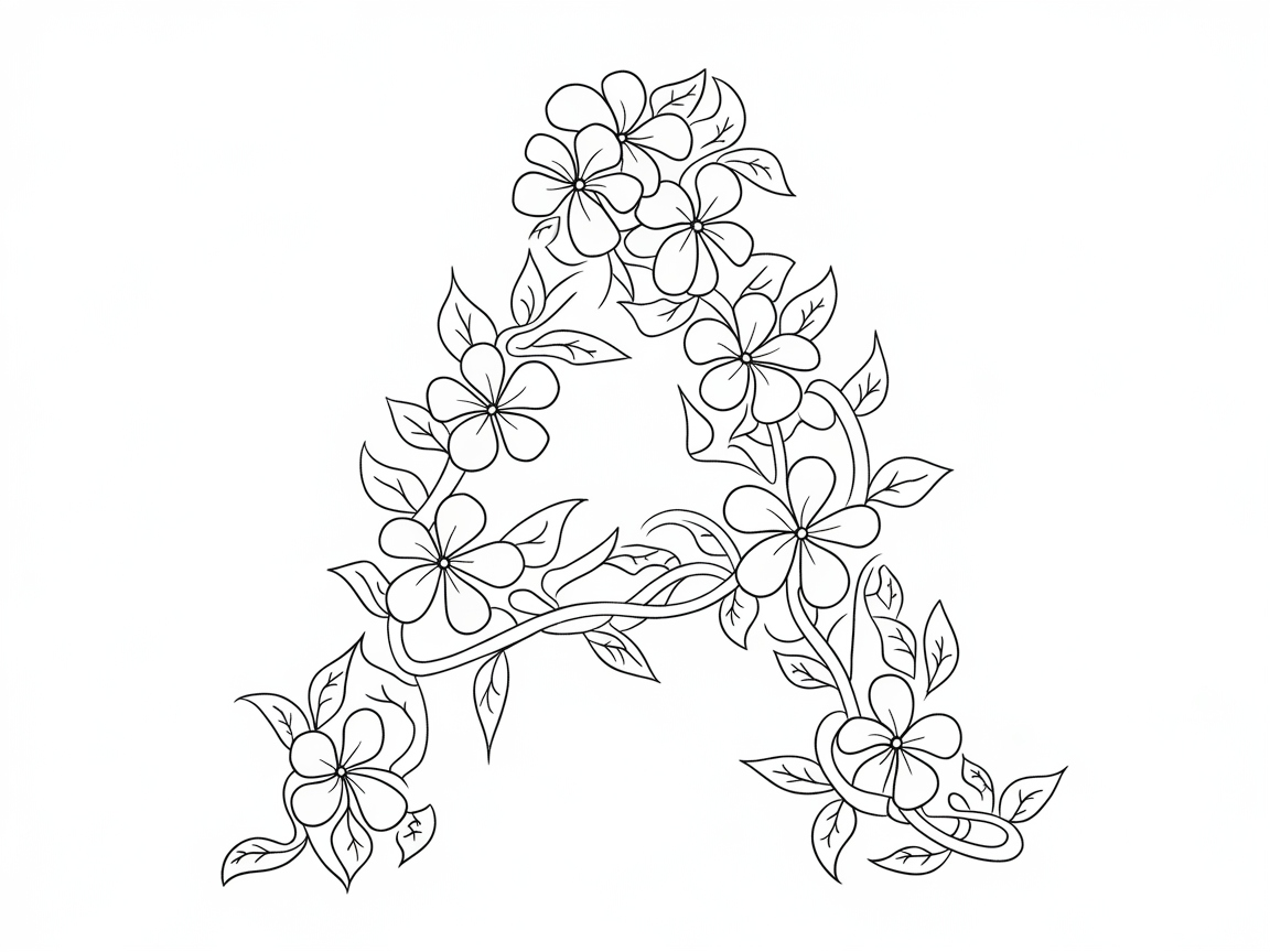 Floral Alphabet 