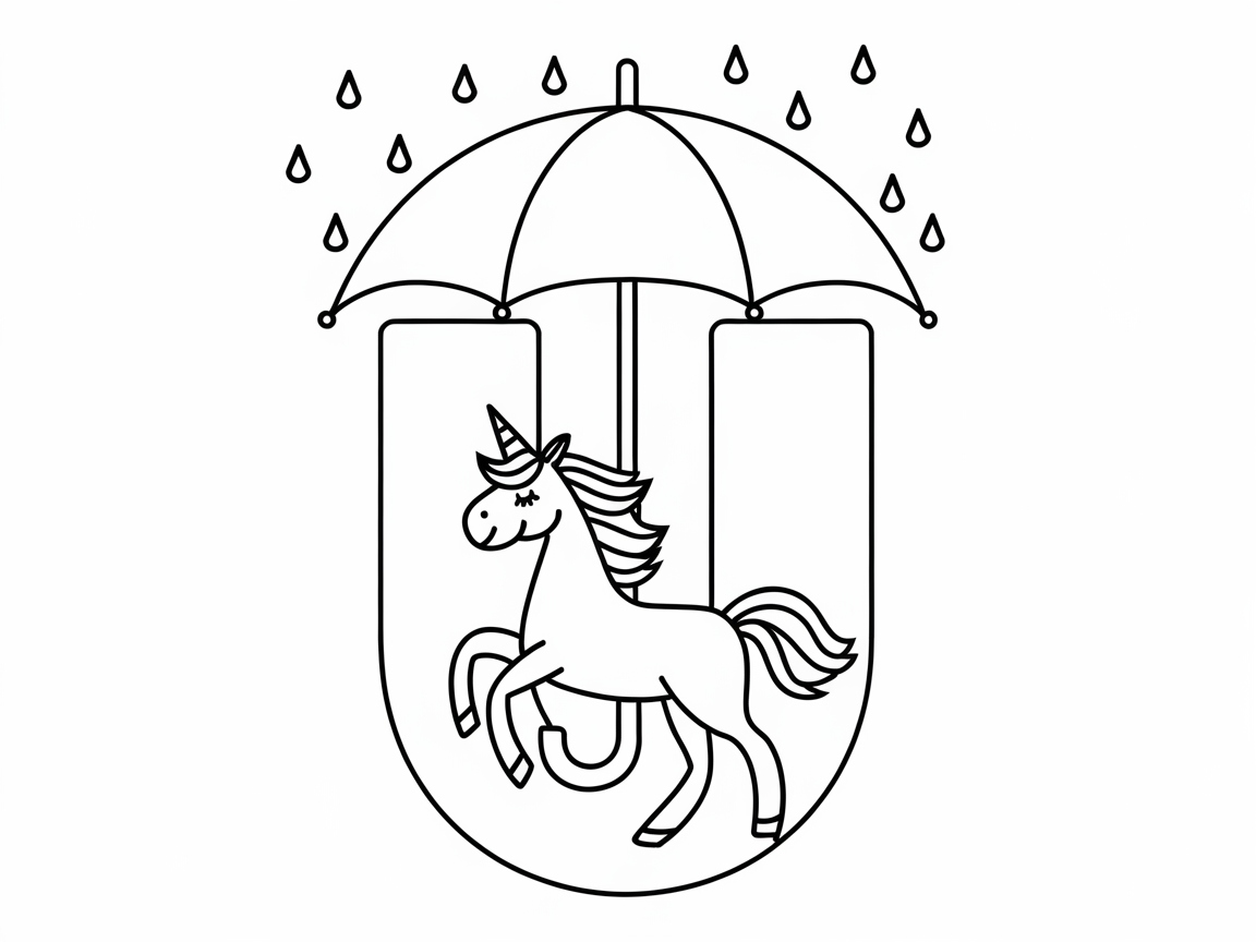 Unicorn and Umbrella: Unite under the Letter U