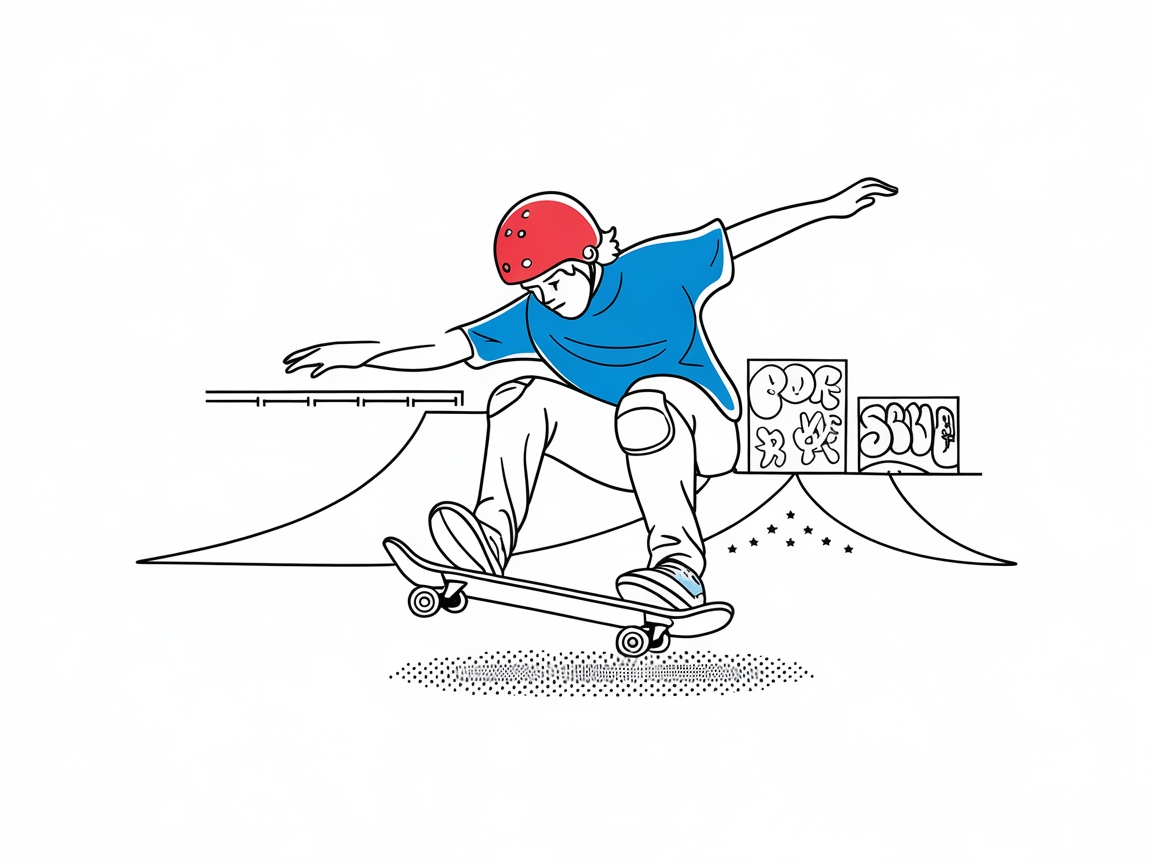 Skate Your Way into Fun with This Thrilling Skateboard Scene