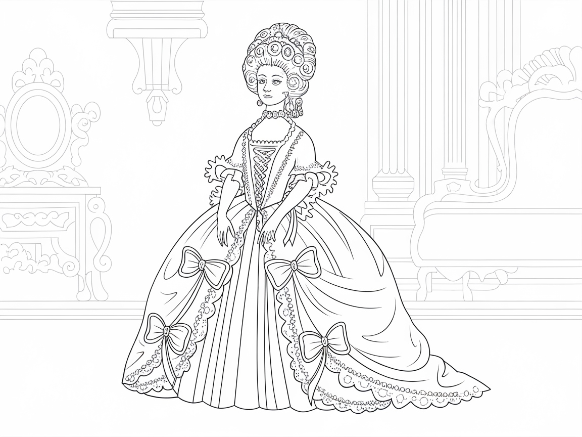 Step into a Regal Ballroom with This Rococo Princess