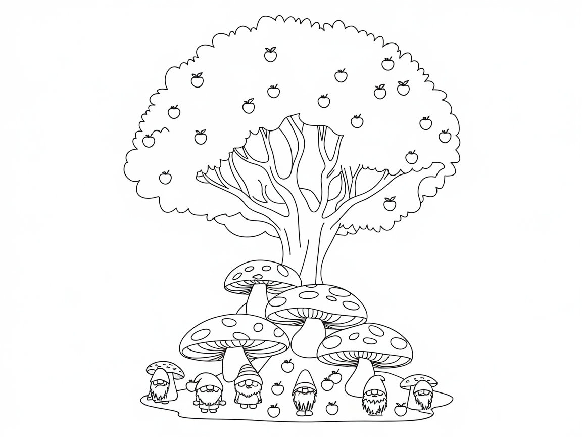 Bring This Gnome-Filled Apple Tree Scene to Life
