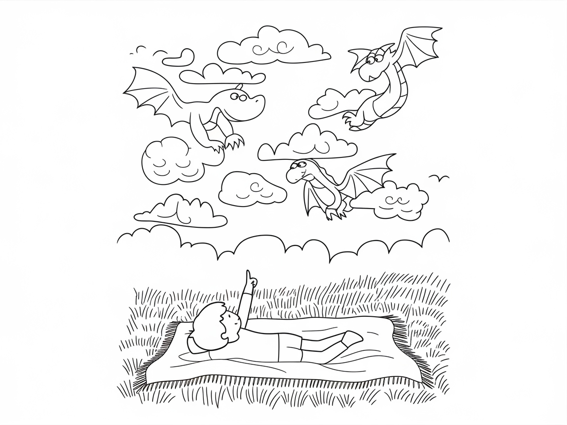 Daydreaming Under Dragon-Filled Skies