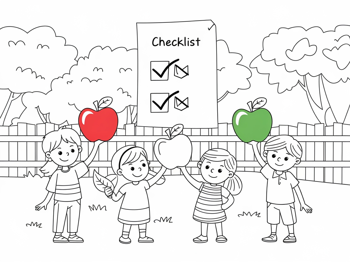Complete the Apple-Picking Checklist with Friends
