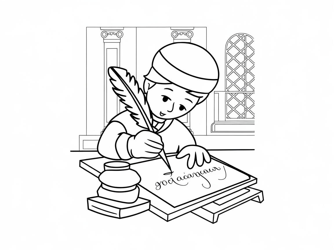 Bring this Young Calligrapher to Life