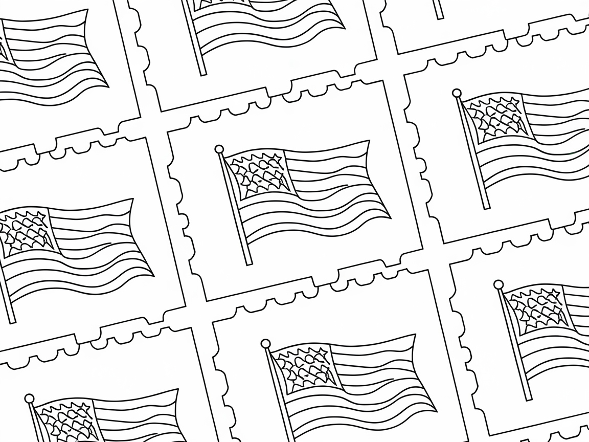 Stamp Your Colors with This Patriotic Flag Stamp Design
