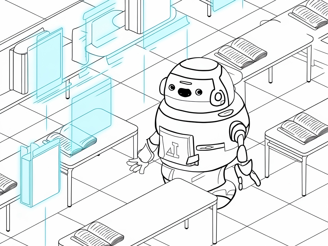 Discover Learning with This Robot in a Digital Library