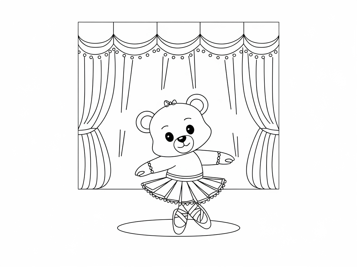 Dance Away with This Ballerina Bear