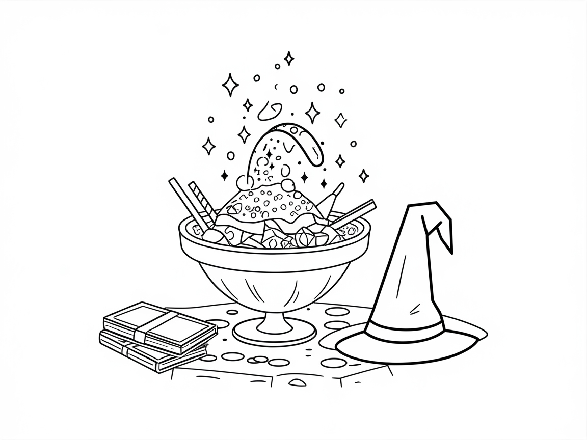 Enchanting Wizardry with This Magical Banana Split