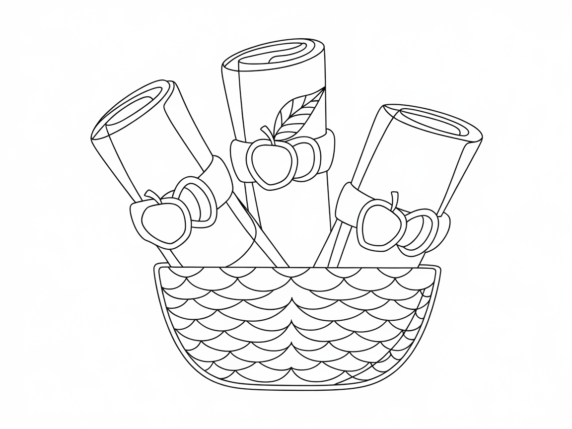 Get Creative with Apple Napkin Holder Coloring Fun