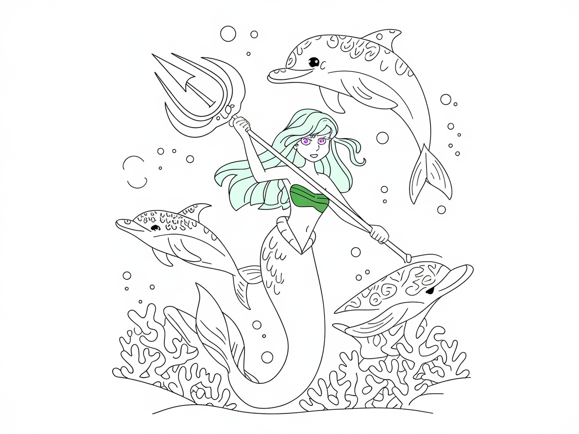 Dive Into Adventure with This Mermaid Scene