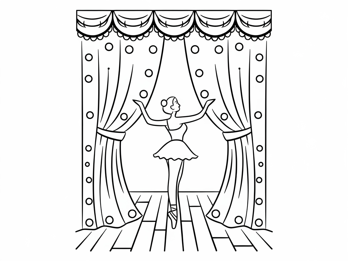 Step Into the Spotlight With This Ballerina on Stage