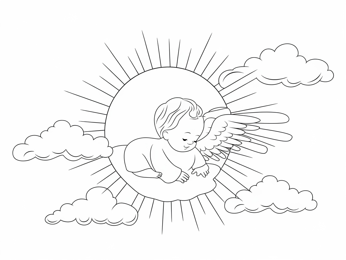 Sun-Kissed Slumber with a Baby Angel