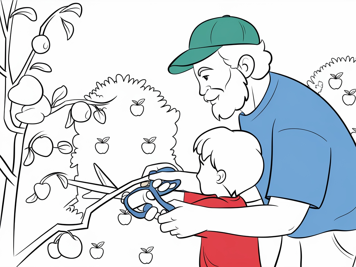 Grandpa and Me: A Special Apple Harvest