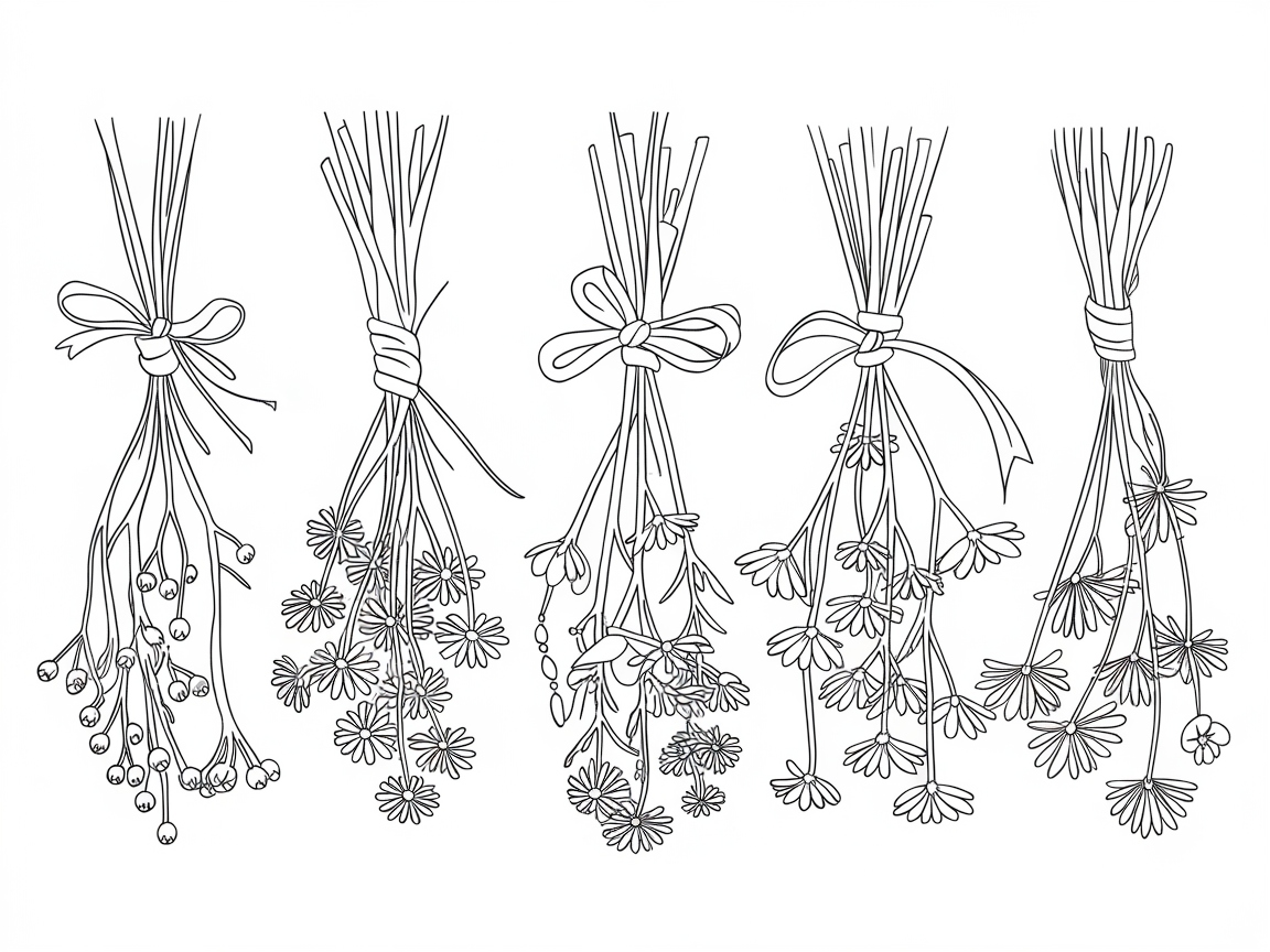 Charming Bunches of Hanging Flowers