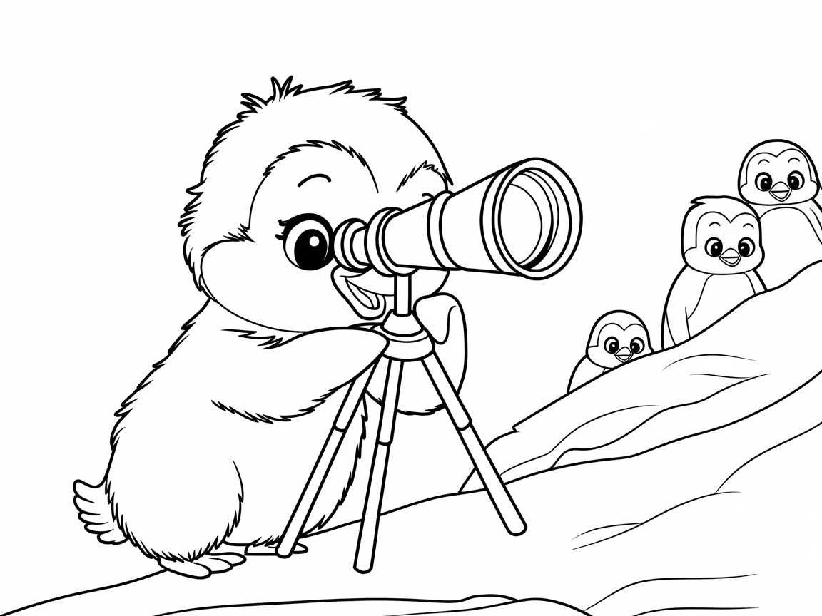 Explore with a Penguin and a Telescope