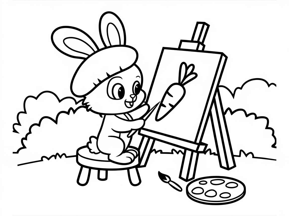Get Creative with Bunny the Artist