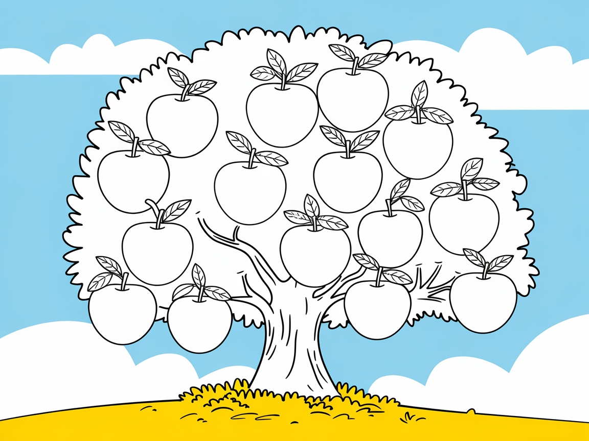 Apple Tree Oasis: A Colorful Counting Adventure