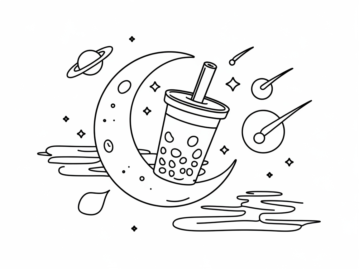 Space Adventure with Cosmic Boba