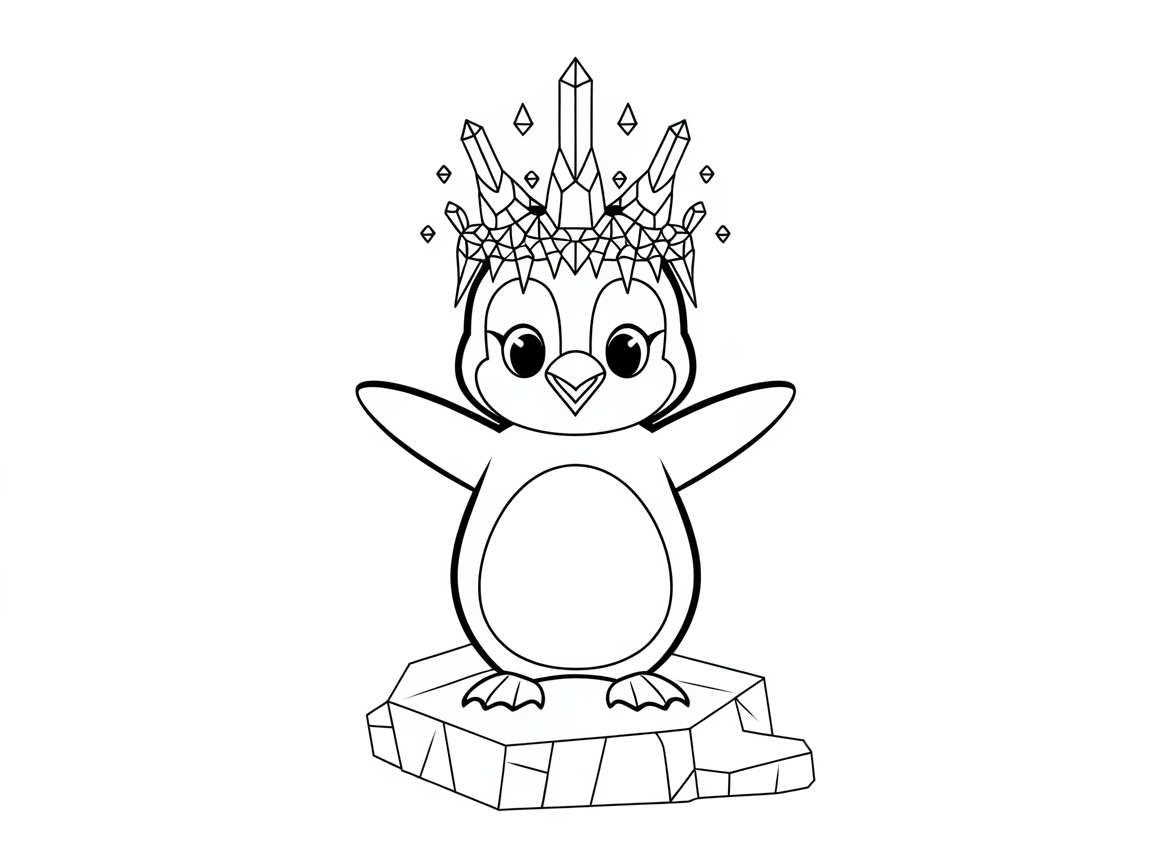 Crown Your Creativity with This Regal Penguin