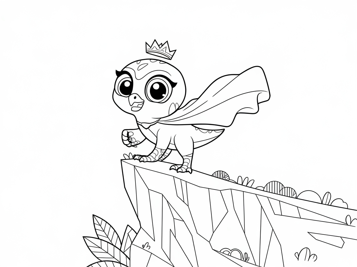 Regal Raptor Ready for Adventure