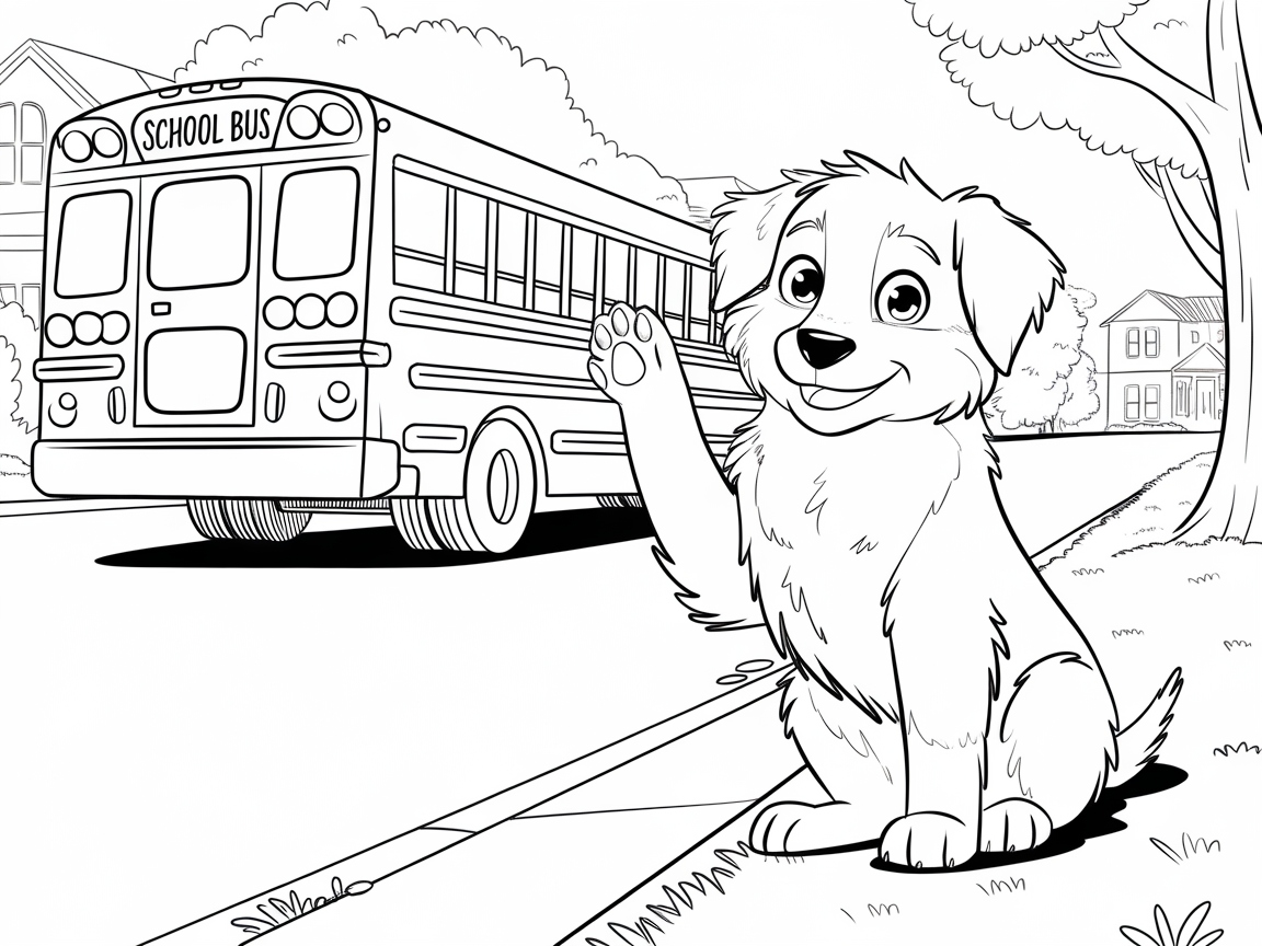 Back-to-School Adventure with an Australian Shepherd Puppy