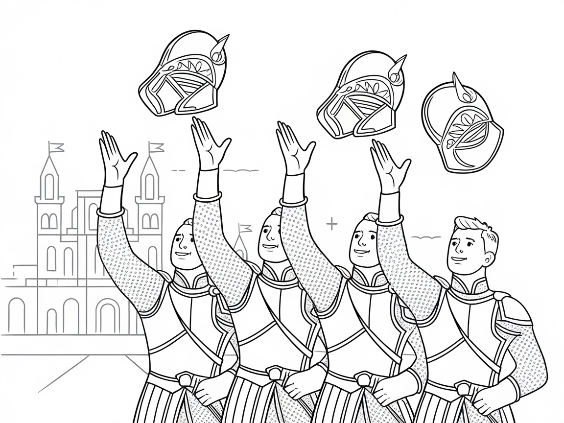 Celebrate Victory with These Triumphant Knights