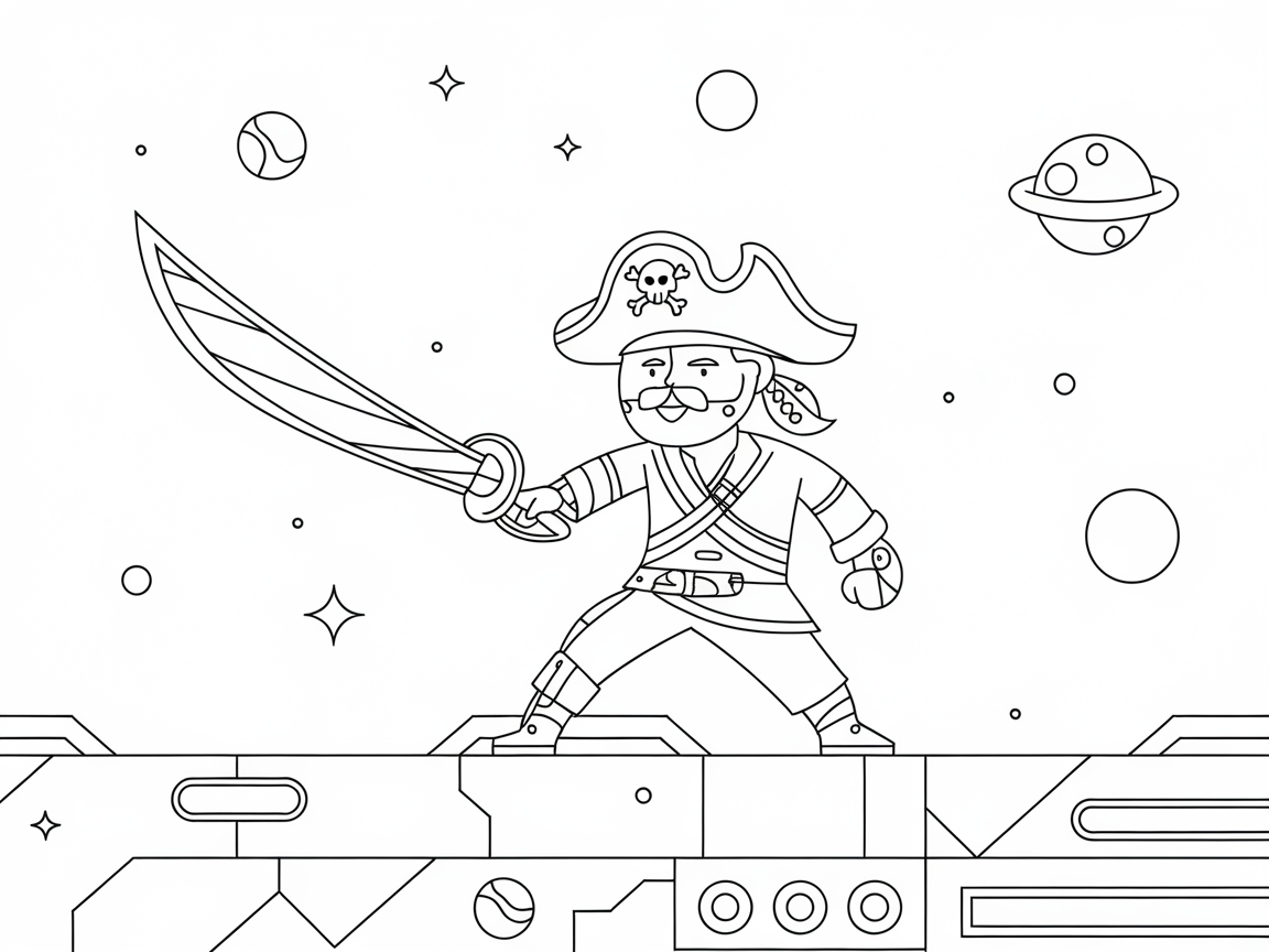 Embark on a Cosmic Quest with This Space Pirate
