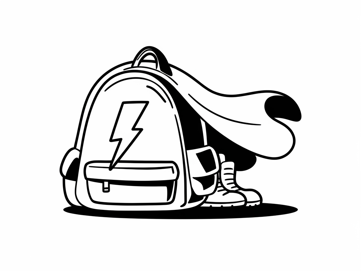 Superhero Adventures with This Lightning Backpack