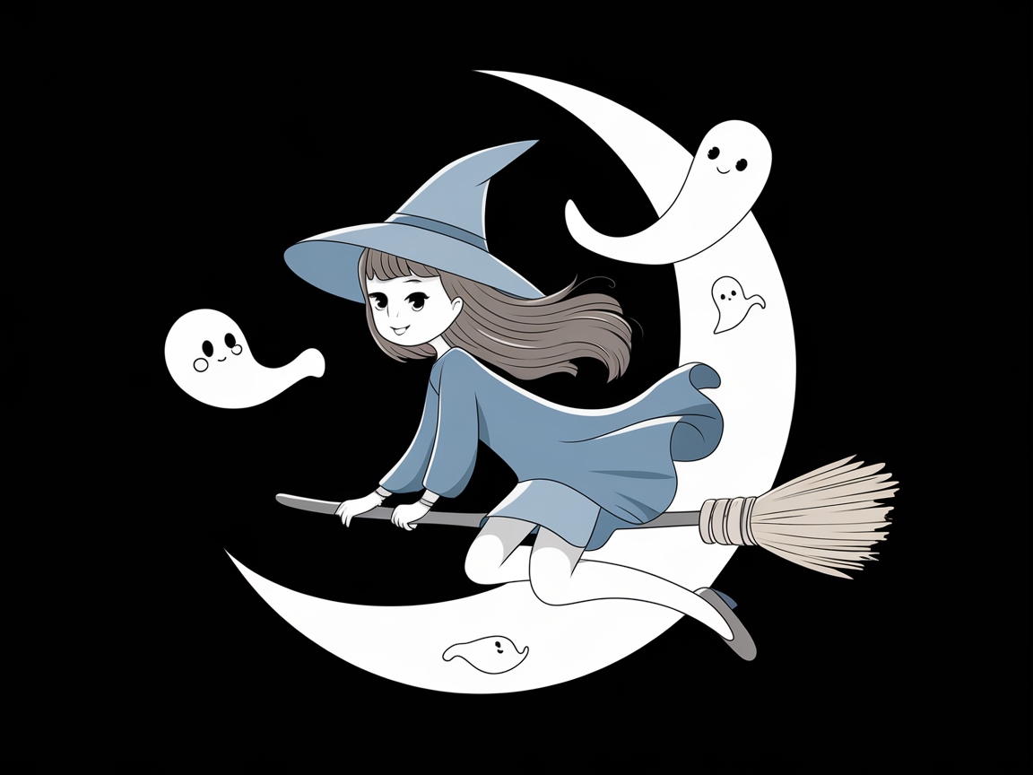 Fly Into Halloween Fun with This Anime Witch