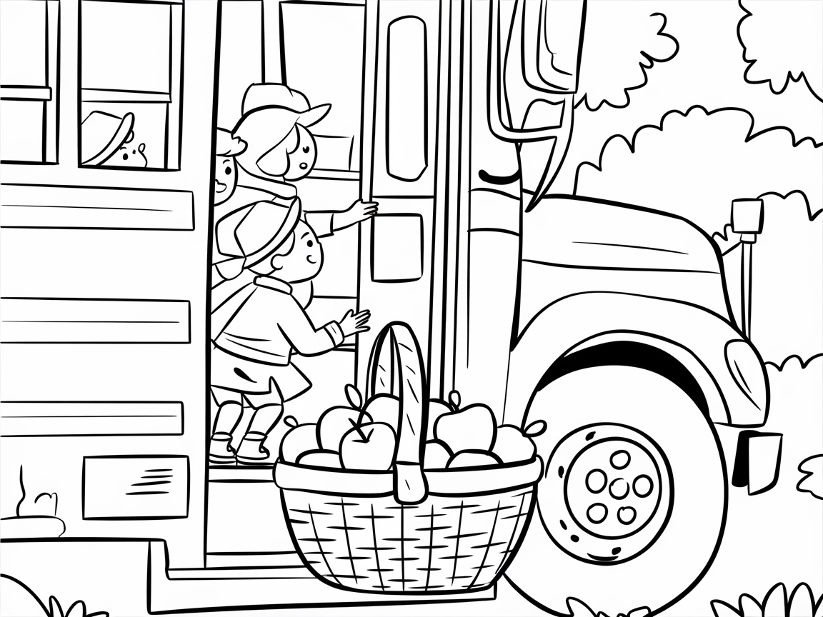 Back-to-School Apple Basket Adventure