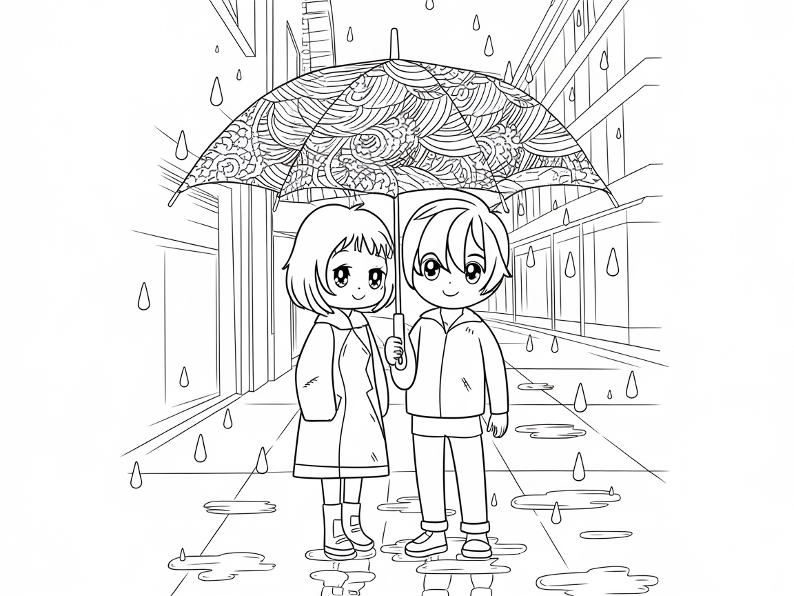 Charming Rainy Day Companions