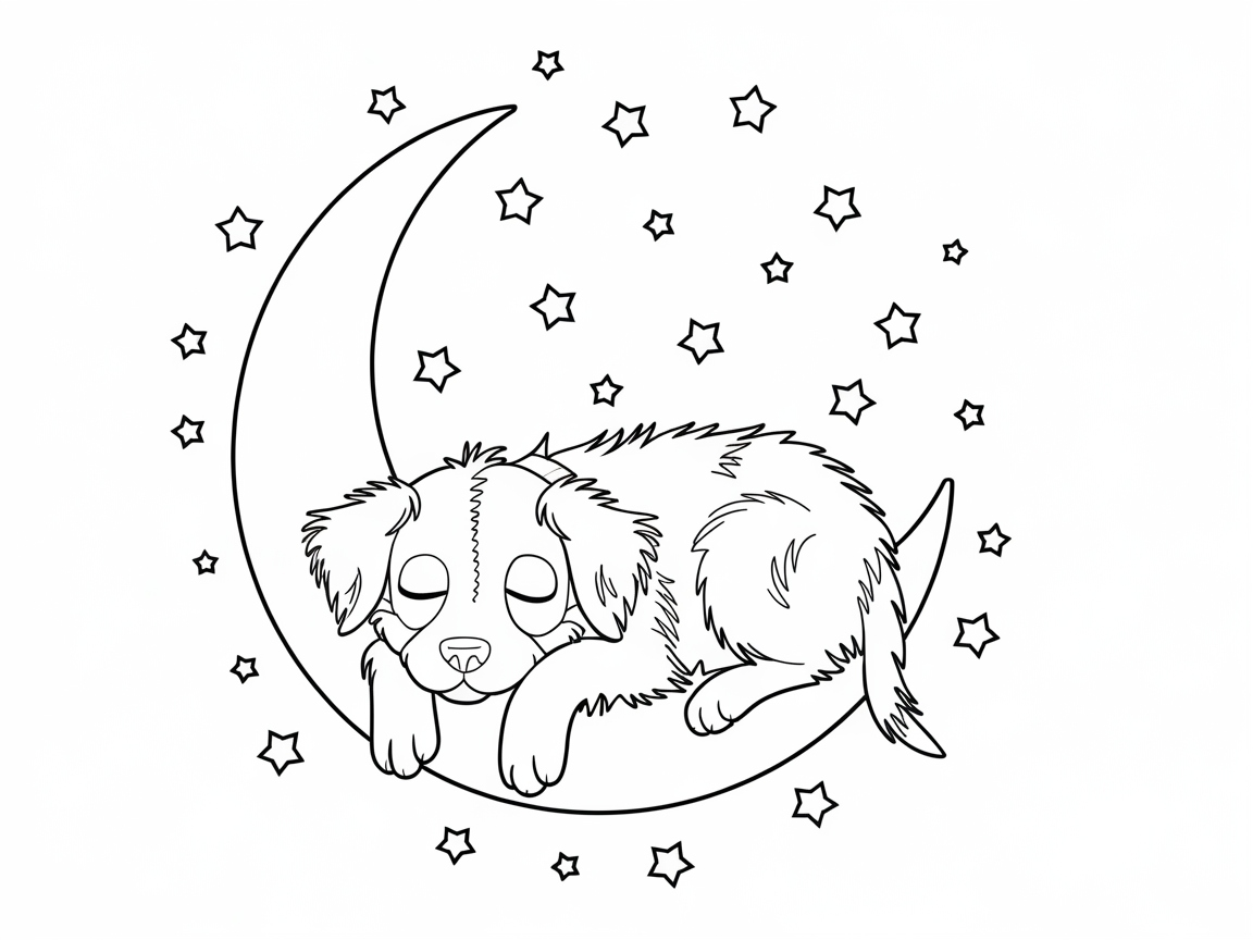 Dream Among the Stars with This Sleepy Pup