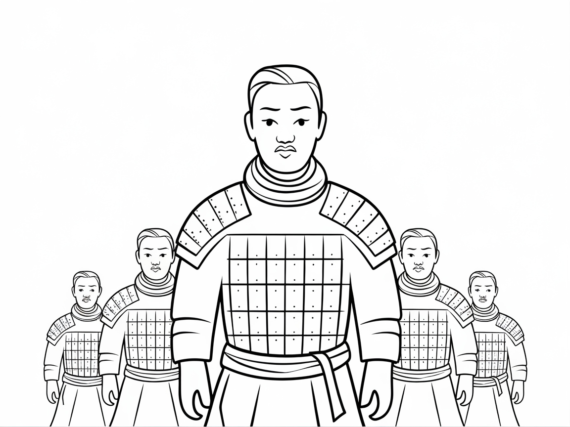 Bring History to Life with This Terracotta Warrior Page