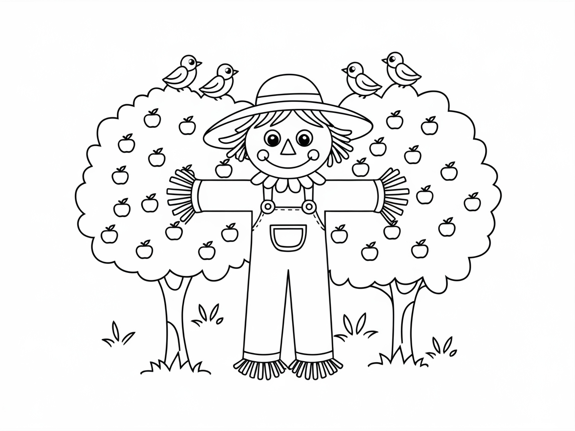 Bring This Friendly Orchard Scarecrow to Life