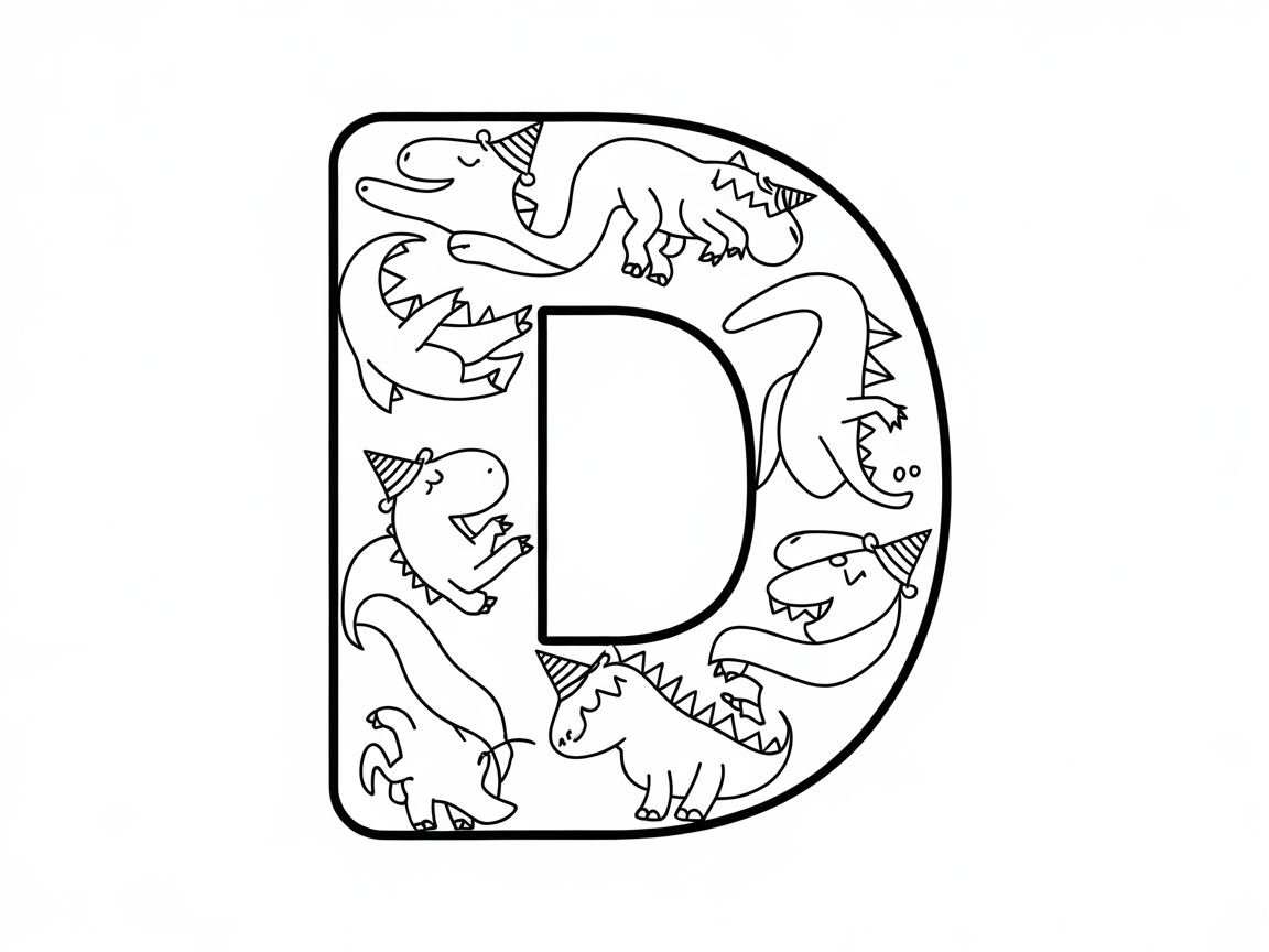 Dino Delight: Discovering the Letter D