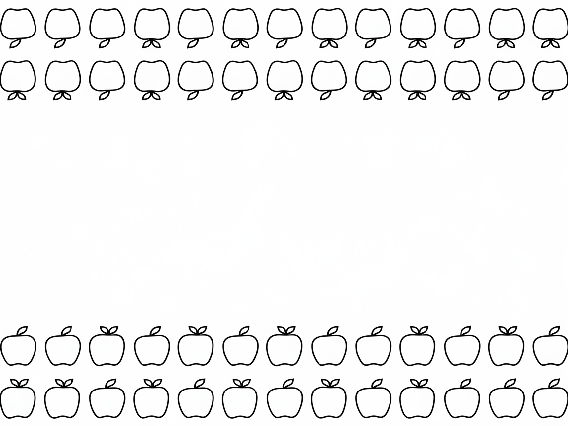Apple Border Bonanza for Creative Little Hands