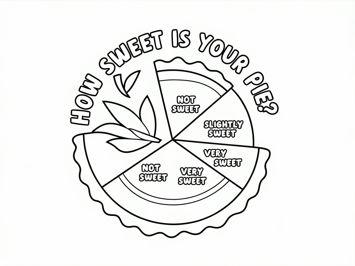 Personalize Your Pie Sweetness Chart