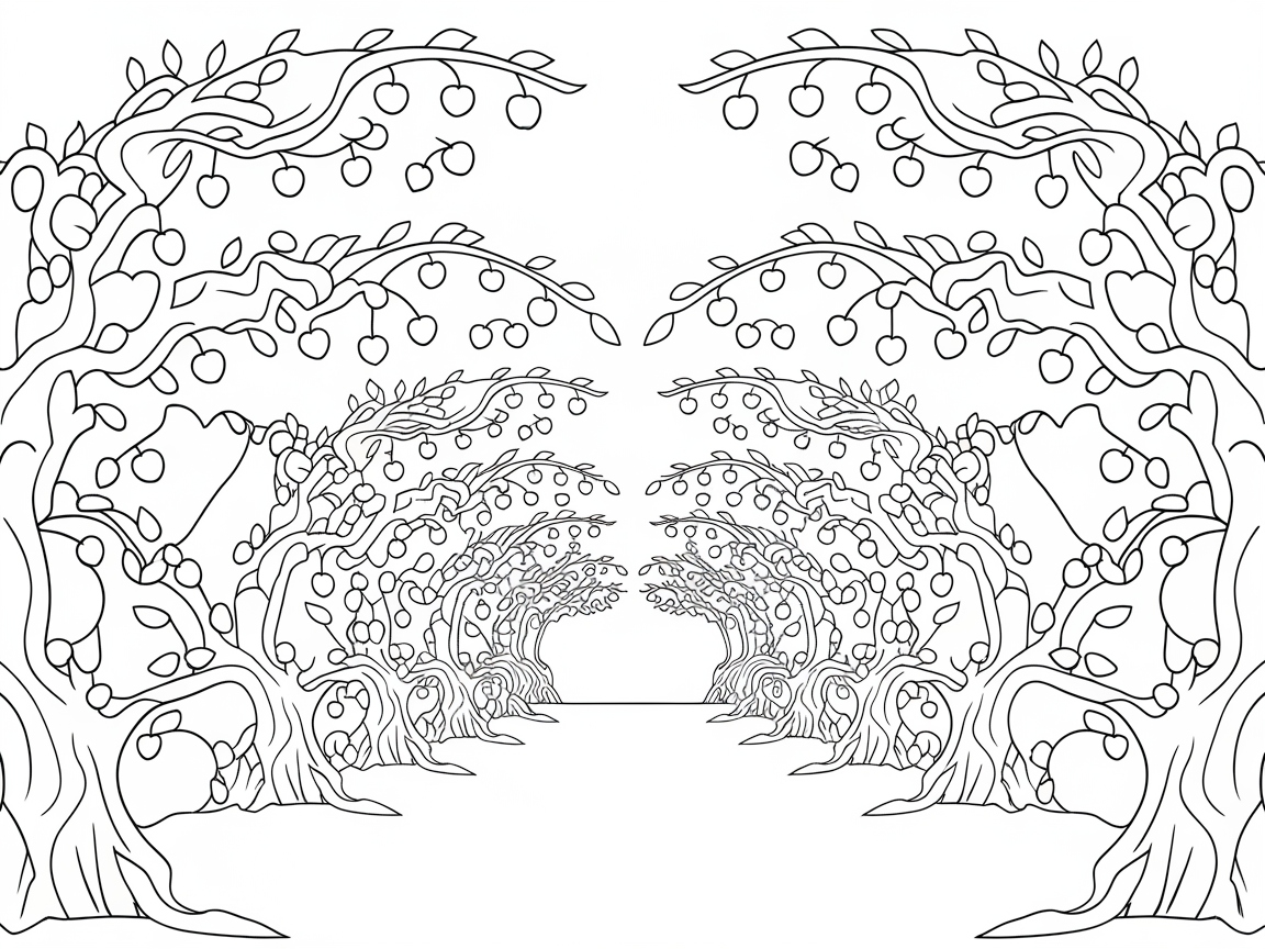 Stroll Through This Enchanting Orchard Tunnel