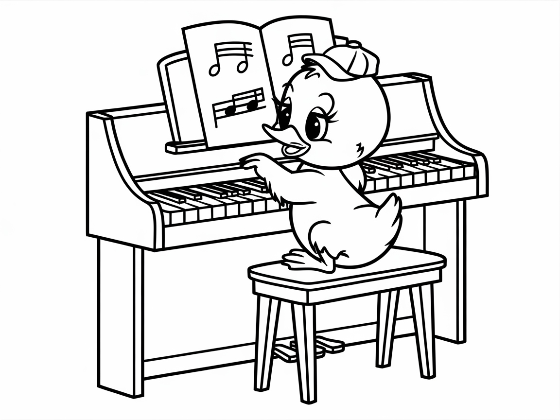 Tap into Tunes with This Piano-Playing Duckling