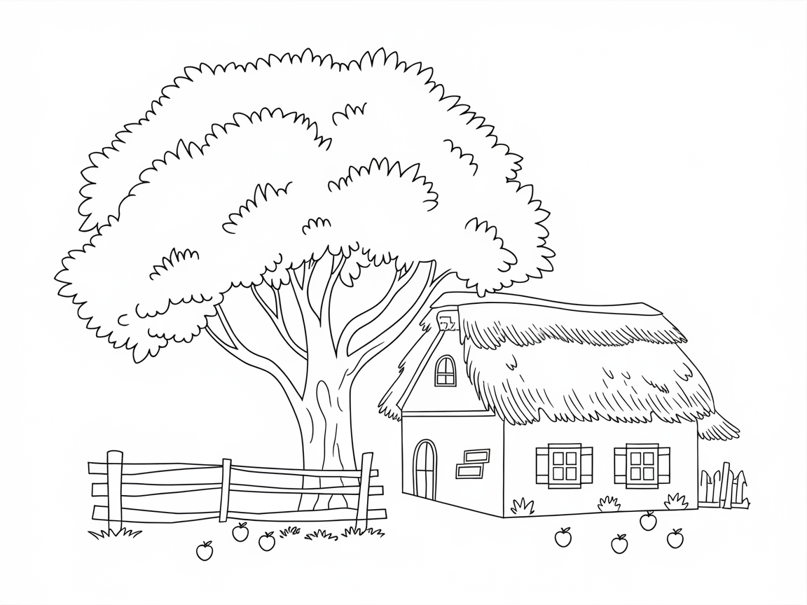 Cozy Cottage by the Apple Tree Awaits Your Creative Touch